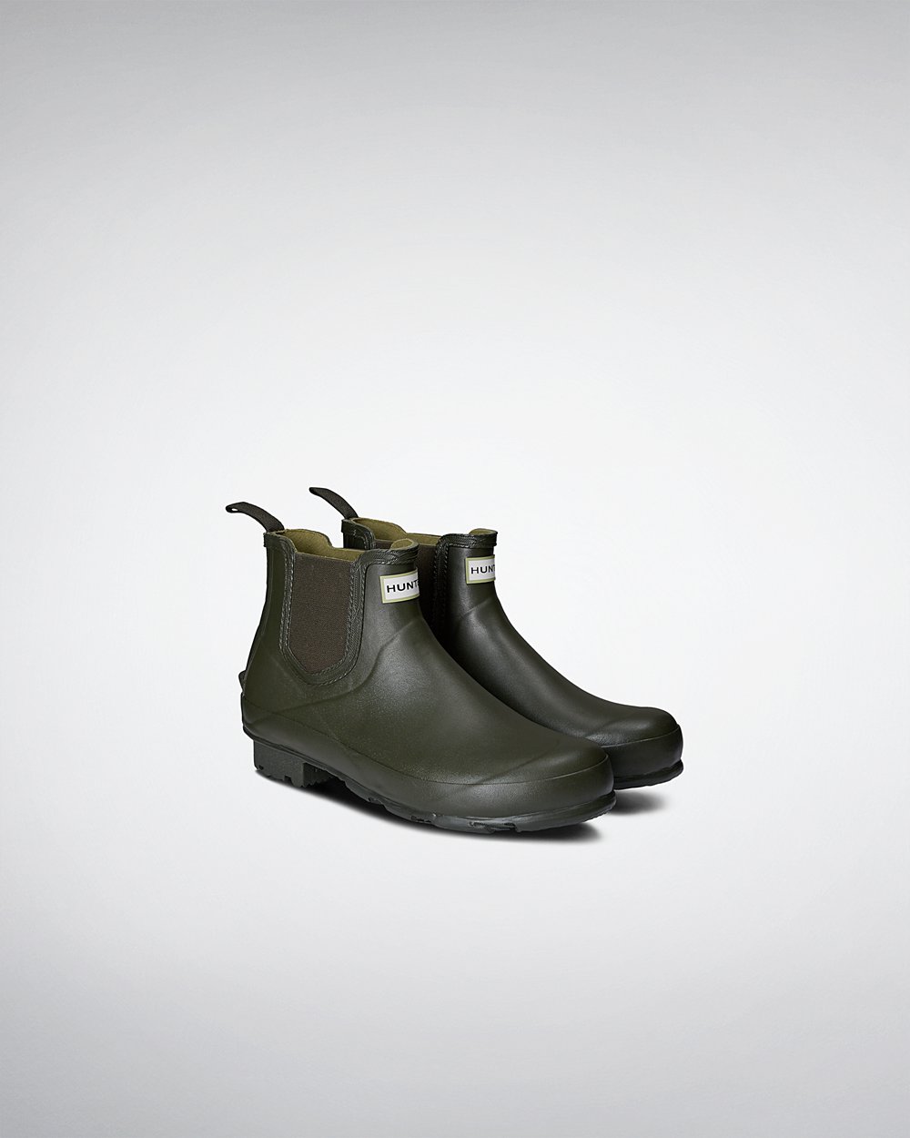 Botas Chelsea Norris Field Hunter Hombre - Verde Oscuro Oliva - 137549XZY